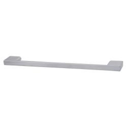 Altro 9mm Slim D-Bar Cabinet Pull Handle - 192mm Centres - Brushed Chrome