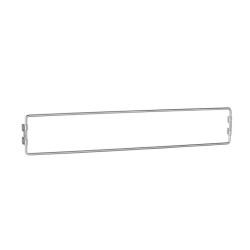 elfa Top Track System - Double Storage Hanging Rail - 598mm Length - Platinum