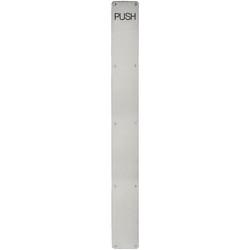Altro Stainless Steel Finger Plate - Push - 950 x 80 x 1.5mm - Satin
