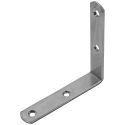 Heavy Duty Bracket - 98 x 98 x 19mm - Bright Zinc Plated - Pack of 10