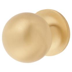Heritage Brass by M Marcus Ball Cabinet Knob - 32mm Diameter - Satin Brass