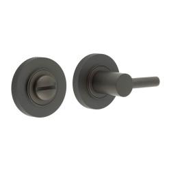 Burlington by Frelan Easy Turn & Release with Knurled Rose - 50mm Diameter - Dark Bronze
