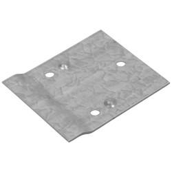 Touchpoint Offset Wall Plate - 70 x 60mm - Zinc Plated - Pack of 10