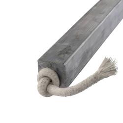 Lead Square Sash Window Weight - 13.8lb (6.26kg) - 600 x 32 x 32mm