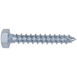 Coach Screw - M6 x 50mm - Zinc Plated - Pack of 10