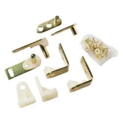 Cafe Door Gravity Door Hinge - 80 x 50mm - Polished Brass - Pair