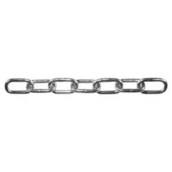 Straight Linked Chain - 20mm Link - 2.5m Chain - Stainless Steel