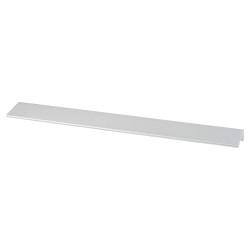 Touchpoint Vora Lipped Edge Cabinet Pull Handle - 320mm Centres - Brushed Aluminium