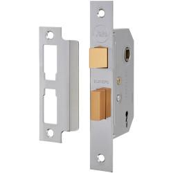 Yale 2 Lever Interior Door Sashlock - 67mm Case - 45mm Backset - Polished Chrome