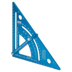 OX Pro Adjustable Aluminium Rafter Square - 7.1"/ 180mm
