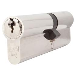 Touchpoint 5 Pin 100mm Euro Double Cylinder - 45 + 55mm - Polished Nickel - Keyed to Differ