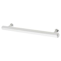 Alexander & Wilks Vesper Hex 14mm T-Bar Cabinet Pull Handle - 160mm Centres - Polished Chrome