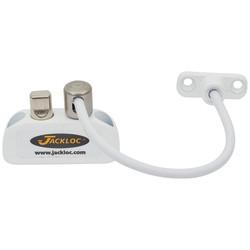 Jackloc Pro-Twist Push & Turn Cable Window Restrictor – White