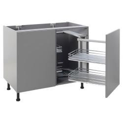 Soft Close Corner Organiser Plus - Right Hand - Fits to Cabinet Width 900/1000mm