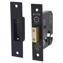 Touchpoint Euro Profile Deadlock - 65mm Case - 44mm Backset - Matt Black