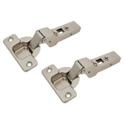 Blum CLIP Top Cabinet Hinge - 107° - Sprung - Half Overlay - Zinc Plated - Pair