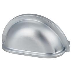 Touchpoint Walton Cabinet Cup Handle - 76mm Centres - Satin Chrome