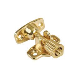 Touchpoint Budget Brighton Screw Pattern Sash Window Fastener - 45 x 22mm - Brass Plated