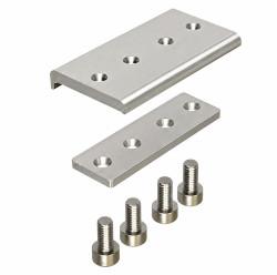 Klug Joining Kit for Double Doors - Satin Silver