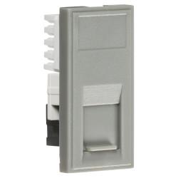 Knightsbridge CAT6 Euro Module - Unshielded - Grey