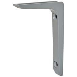Touchpoint Aluminium Shelf Bracket - 65 x 100mm - Silver