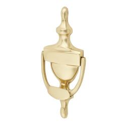 Altro Urn Door Knocker - Polished Brass - 198 x 75mm