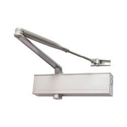 Briton 1120B Overhead Fire Door Closer - Power Size 2-4 - Push/Pull Mounting - Silver