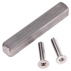 Modification Kit for Stainless Steel Pilaster Thumbturn - 19-20mm Panels
