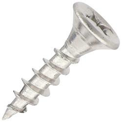 SiDAX Pozi Countersunk Wood Screws - 3.5 x 16mm - A2 Stainless Steel - Pack of 200