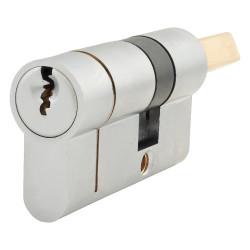 Eclipse Anti-Barricade 6 Pin Euro Single Cylinder - Satin Nickel - Master Keyed