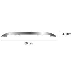 Norsound 620 Threshold Seal - 1000mm Length - Satin Anodised Aluminium
