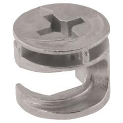 Rimless Cam Connector - 12mm Min Panel Thickness - Zinc Plated - Pack of 50