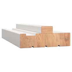 LPD Fire-Rated Hardwood Door Lining with Loose Stop - Primed - FD30 - 2130 x 108 x 32mm - White