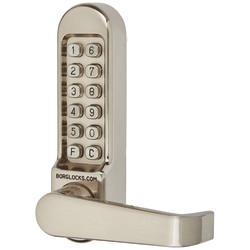 Borg BL5400 Push Button Code Lock - Free Passage - Stainless Steel