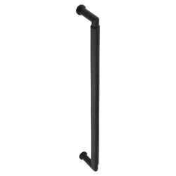Burlington by Frelan Black 20mm D-Bar Door Pull Handle - Screw Fix - 425mm c/c - Piccadilly Range