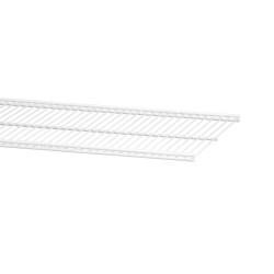 elfa Top Track System - Click In Ventilated Wire Shelf - 902 x 305mm - White