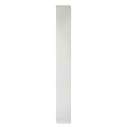 Touchpoint Aluminium Plain Finger Plate - 600 x 75 x 3mm - Satin Anodised