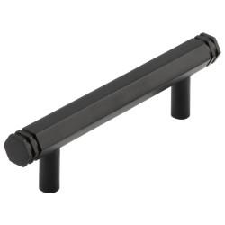 Hoxton by Frelan Nile 15mm Hex T-Bar Cabinet Pull Handle - 96mm c/c - Black