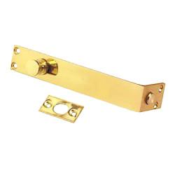 Altro Slide Action Flush Bolt - 230 x 25mm - Polished Brass