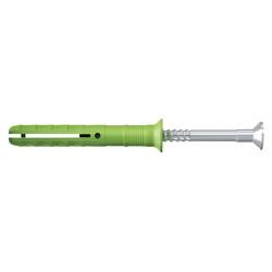 Fischer N Hammerfix with Countersunk Head - 6 x 50mm - Green & Galvanized - Pack of 45
