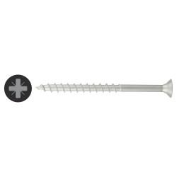 Reisser R2 Retinox Pozi Countersunk Wood Screws - 6.0 x 80mm - A2 Stainless Steel - Pack of 100
