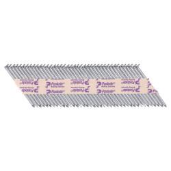 Paslode Round Head Nails & Gas - Ring - 34° Angled - 3.1 x 63mm - Galvanised + - Pack of 2200