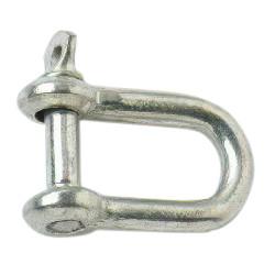 Dee Shackle - 8mm - Zinc Plated - Pack of 10