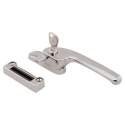 Fab & Fix Guru Breakseal Locking Casement Window Fastener - Right Hand - Bright Chrome
