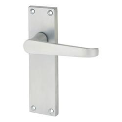 Touchpoint Satin Chrome Budget Straight Latch Door Handles Pack - Mia Range