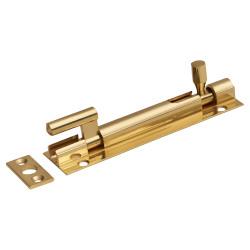 Altro Polished Brass Necked Barrel Bolt - 100 x 25mm