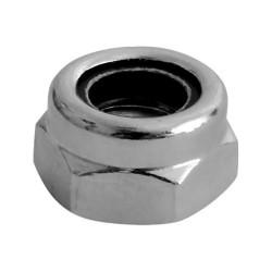 TIMCO Nylon Insert Hex Nut - Type T - M8 - A2 Stainless Steel - Pack of 10