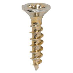 TIMCO Classic Pozi Countersunk Wood Screws - 3.5 x 16mm - Yellow Zinc - Pack of 200