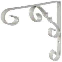 Touchpoint Ornamental Scroll Shelf Bracket - 164 x 160mm - White