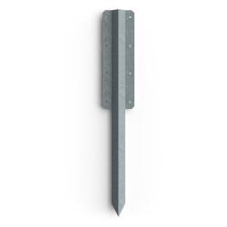 FenceMate Double Sleeper Pin Straight Bracket - 750 x 2mm - Galvanised